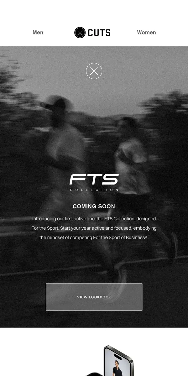 Email from Cuts. Coming Soon: FTS Collection