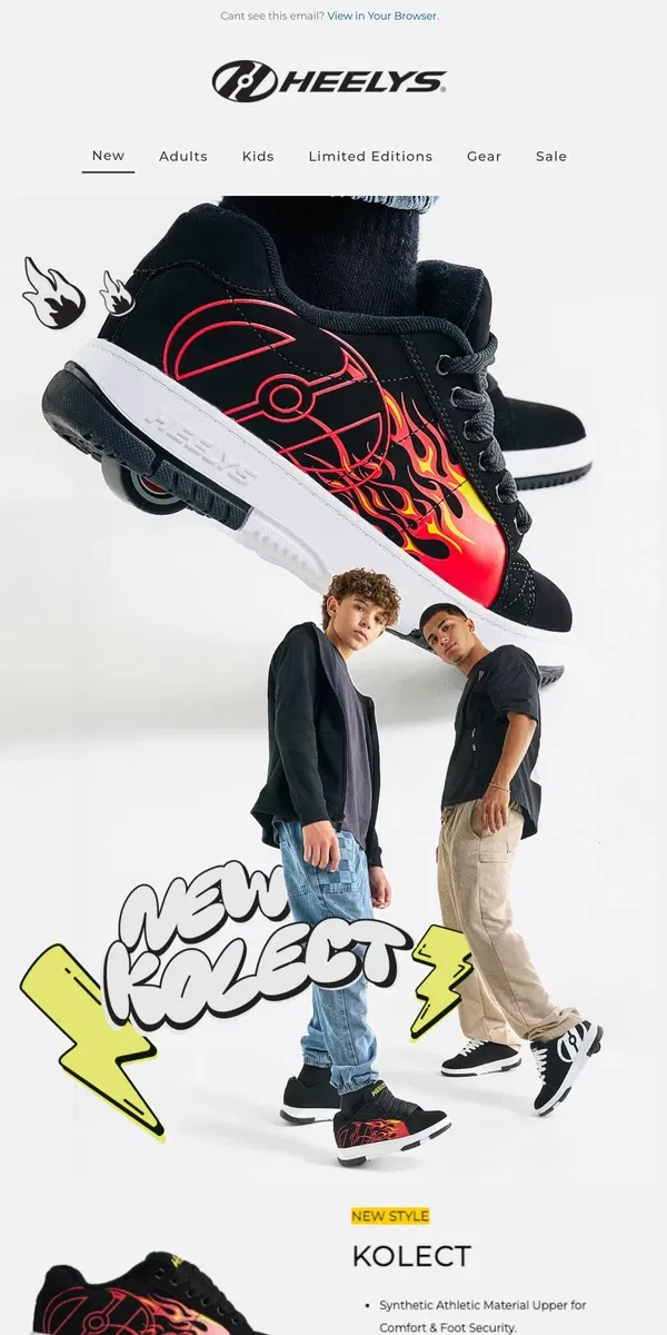 Email from Heelys. Just Roll With It...