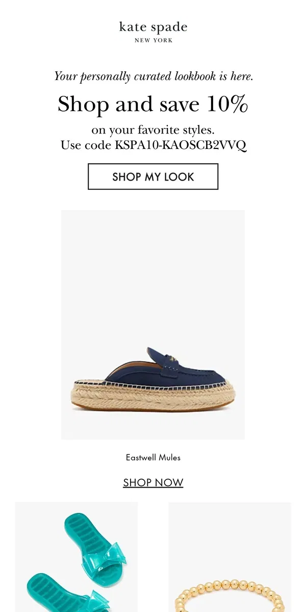 Email from Kate Spade. Shop your pick while it’s in stock!