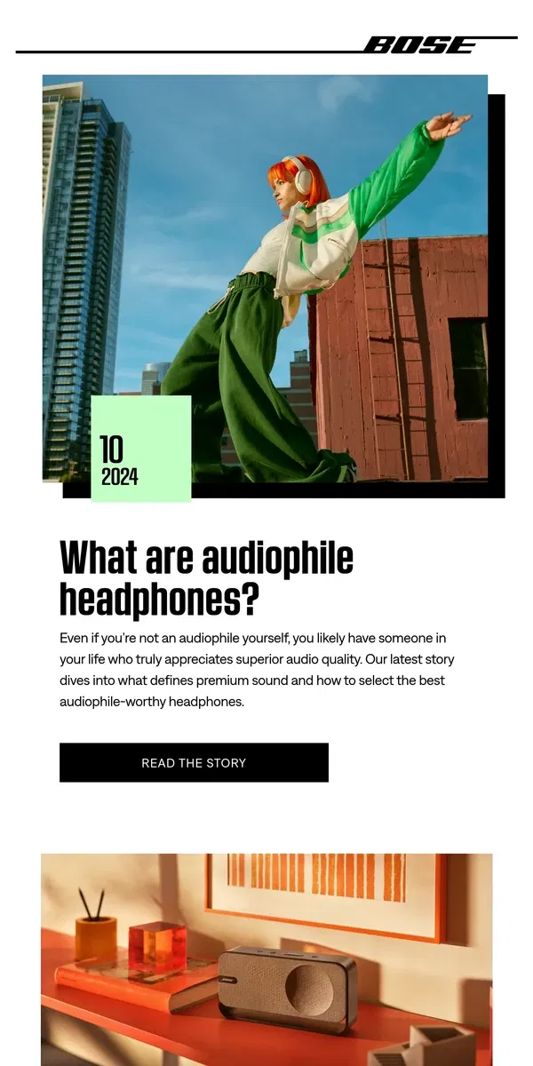 Email from Bose. The October newsletter has arrived!