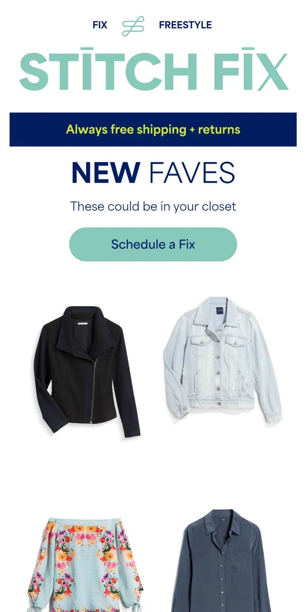 Email from Stitch Fix. We’ll send you what to wear