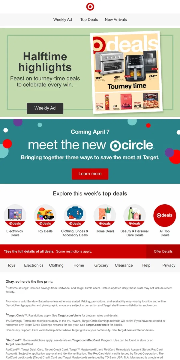 Email from Target. Your new Weekly Ad is here.