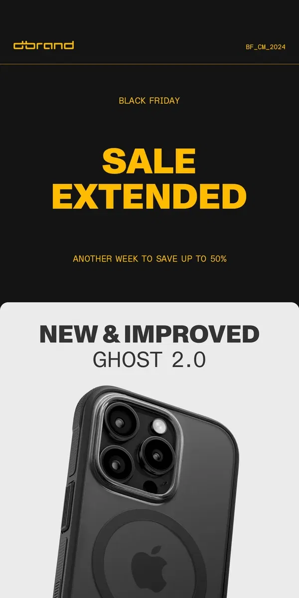 Email from dbrand. It's November 32nd.