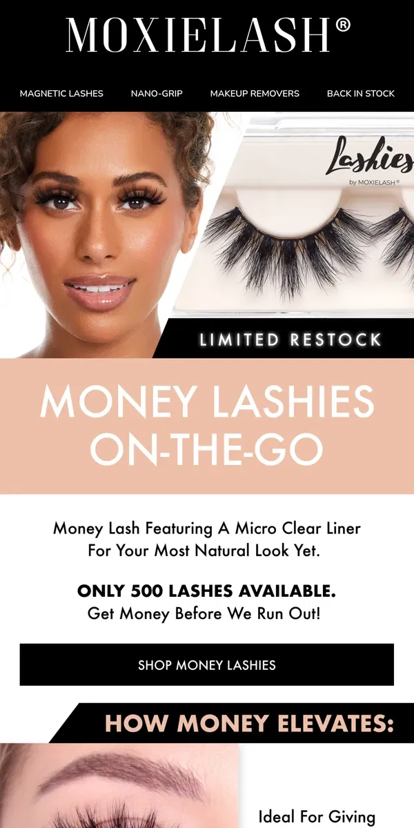 Email from MoxieLash. 🌟 Meet the NEW Money Lashies On-the-Go!