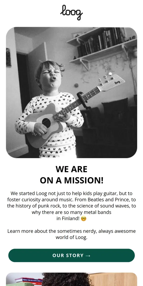 Email from Loog Guitars. So Why Loog?