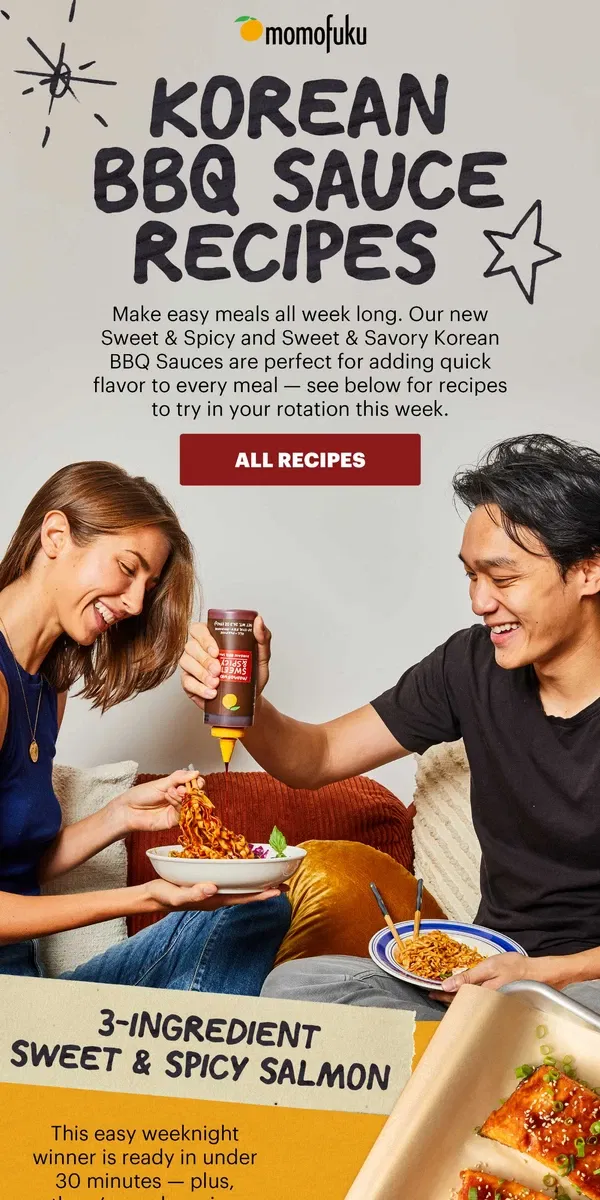 Email from Momofuku. 4 Korean BBQ Sauce Recipes