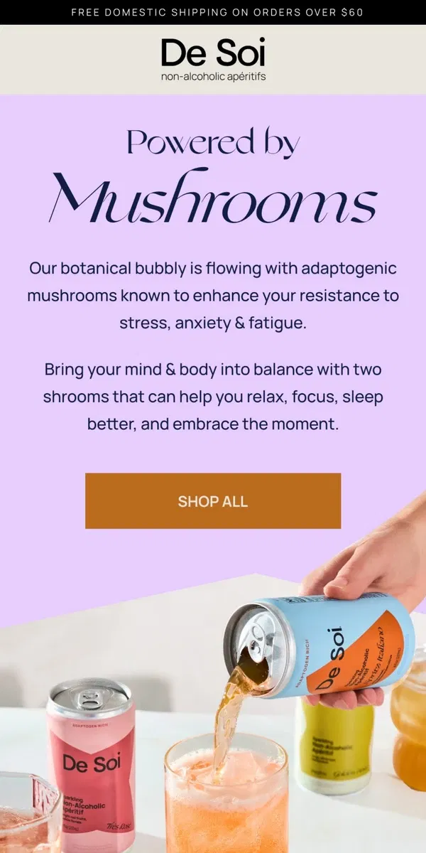 Email from De Soi. Do you know these mushrooms? 🍄