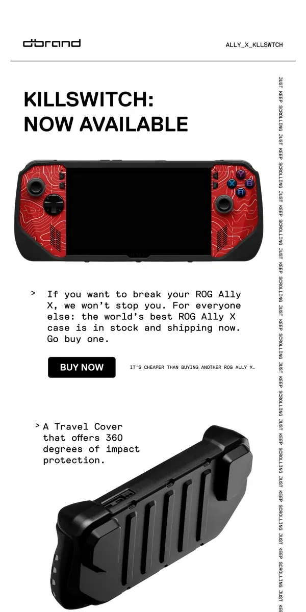 Email from dbrand. You've been waiting for this...