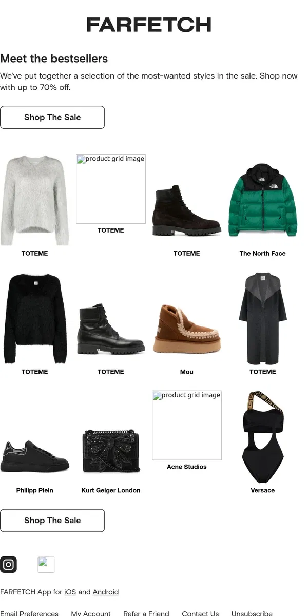 Email from FARFETCH. Shop the best of sale