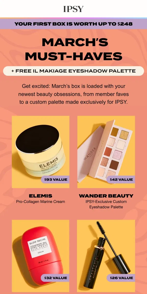 Email from BoxyCharm by IPSY. Peek inside March's BoxyCharm