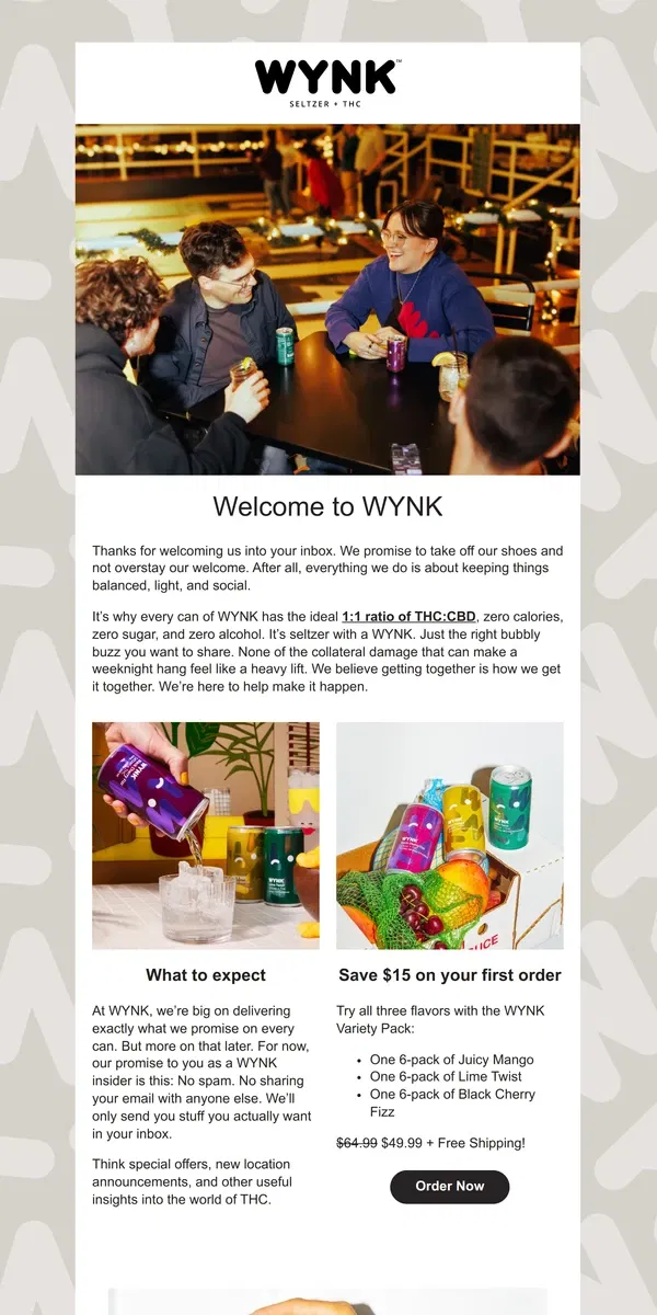 Email from  WYNK. Hello there ;)