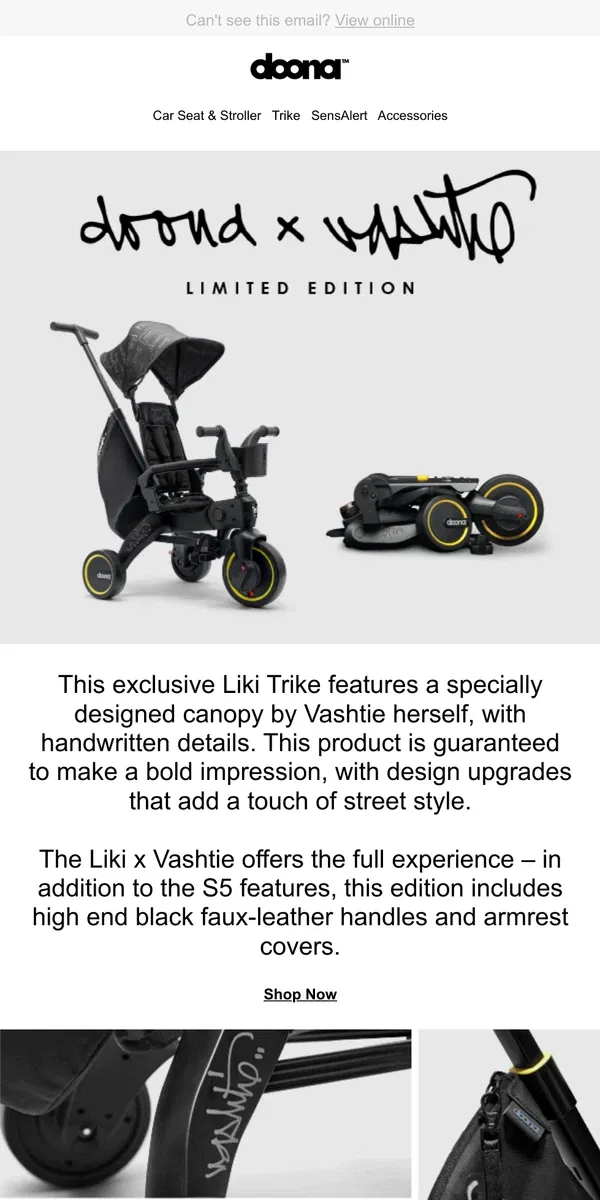 Email from Doona. Liki Trike Has Been Upgraded! — Explore the Latest Drop 👉