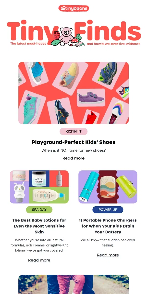 Email from Tinybeans. The Best Playground Shoes for Kids of All Ages