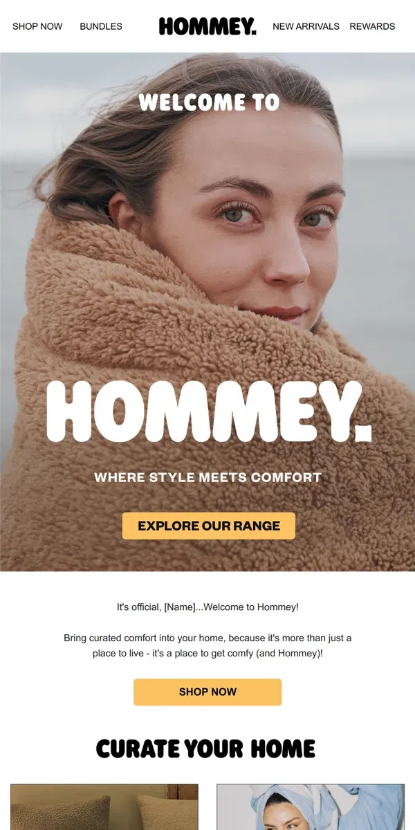 Email from Hommey. It's Official…You’re A Hommey! 🥳