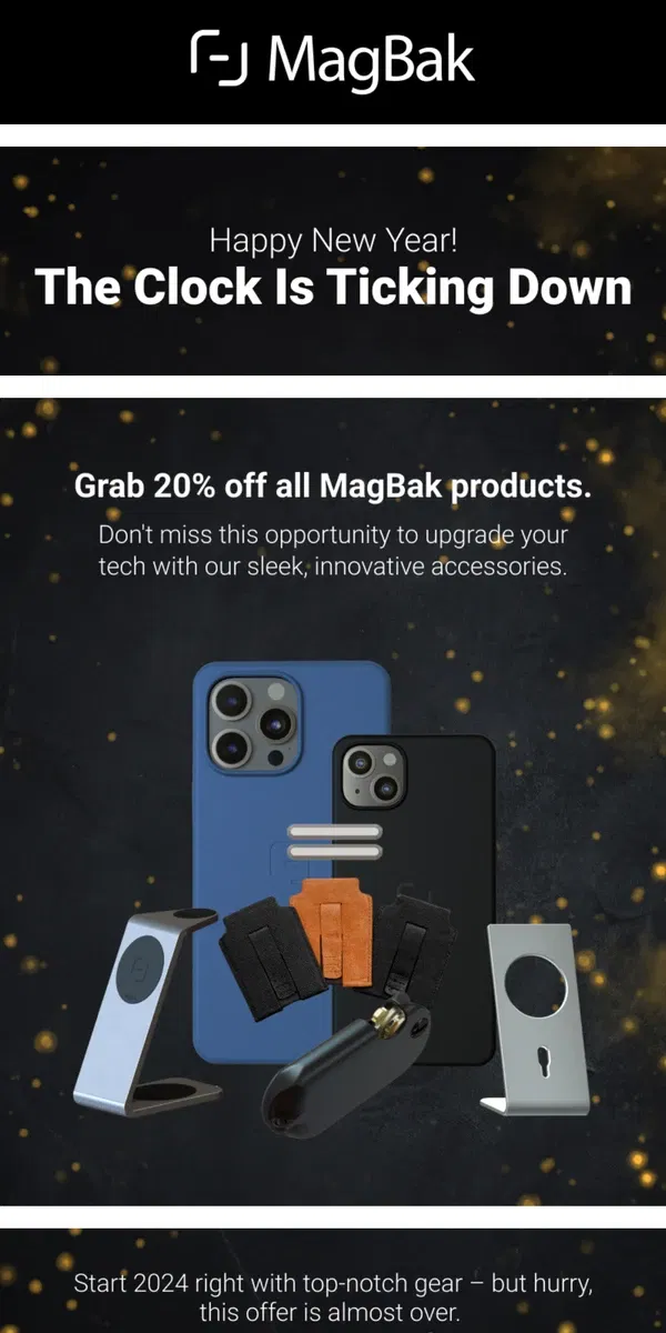 Email from MagBak. 20% Off All Your Favorite Gear!