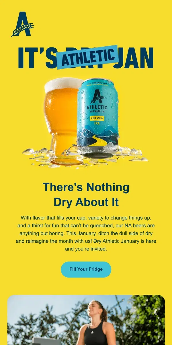 Email from Athletic Brewing Co. it’s a bird…it’s a plane…it’s