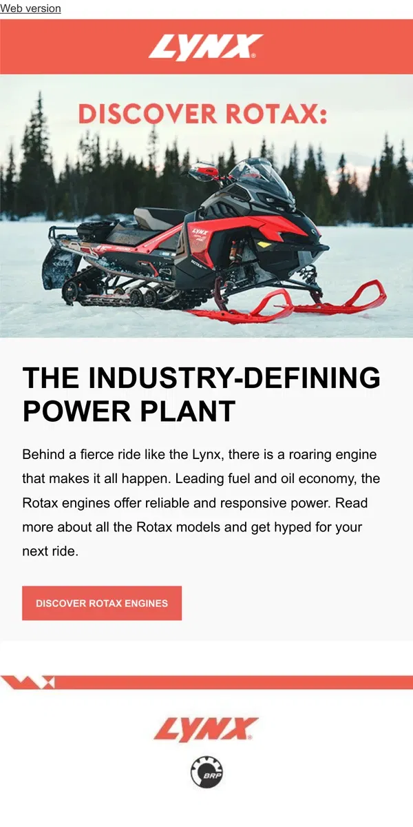 Email from Lynx. Discover the Power of Lynx