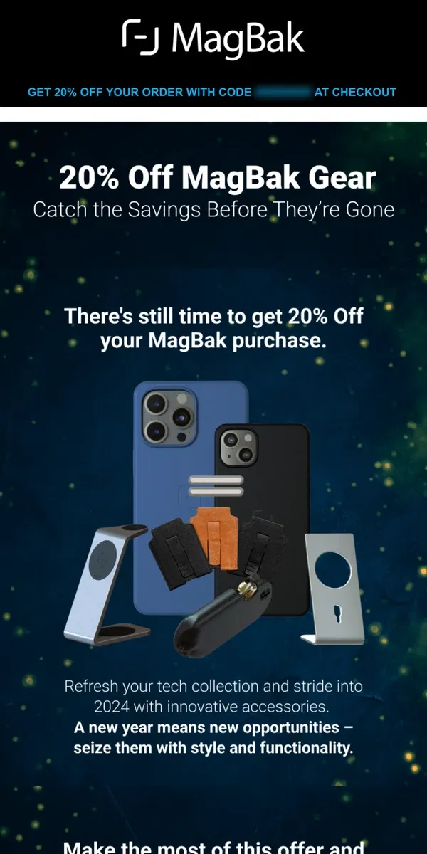 Email from MagBak. ❗️20% Off Sitewide Sale Continues❗️