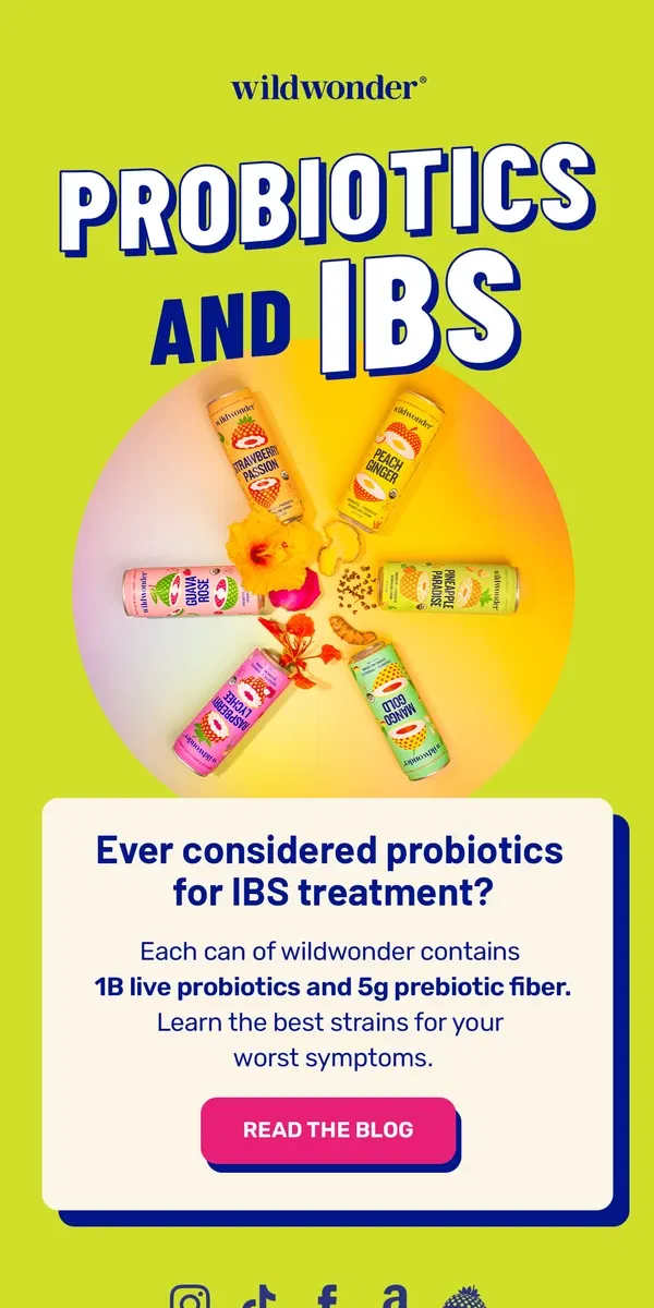 Email from wildwonder. Can Probiotics Help With IBS? 🤔