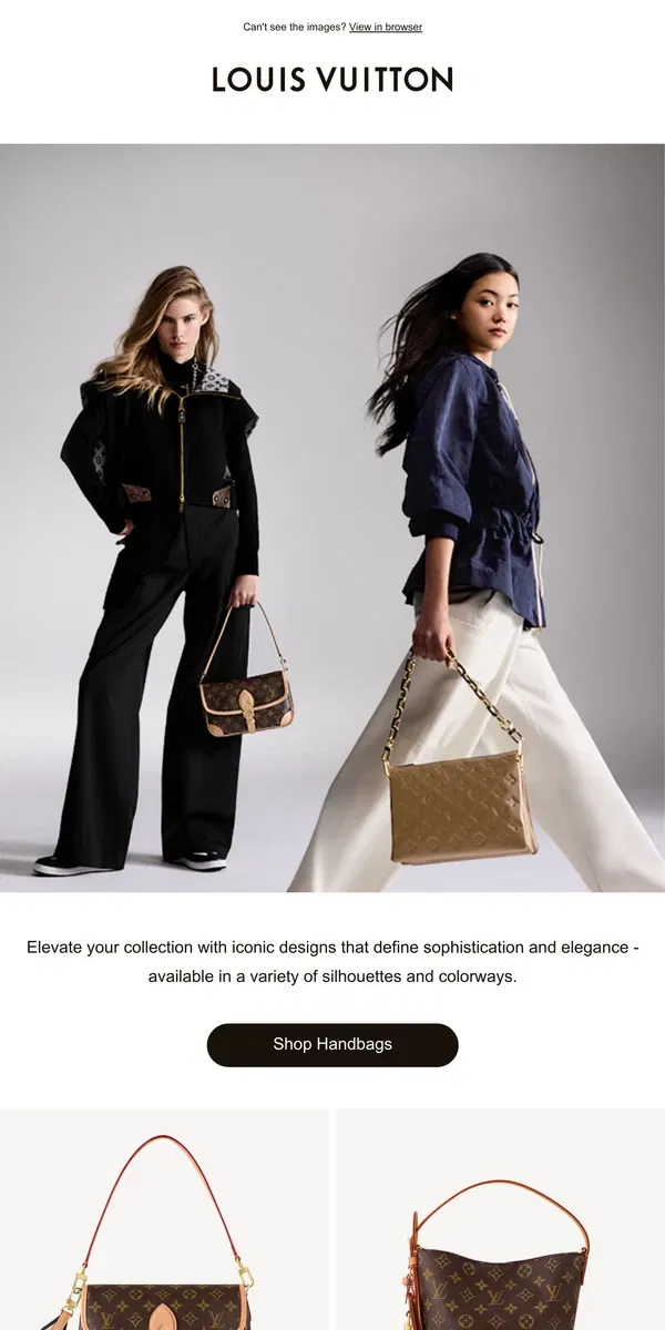 Email from Louis Vuitton. Timeless Favorites From Louis Vuitton