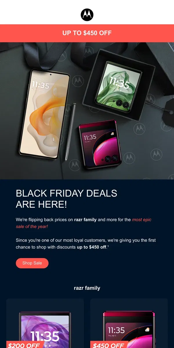 Email from Motorola. 🔓 Unlock Epic Black Friday Deals Now!