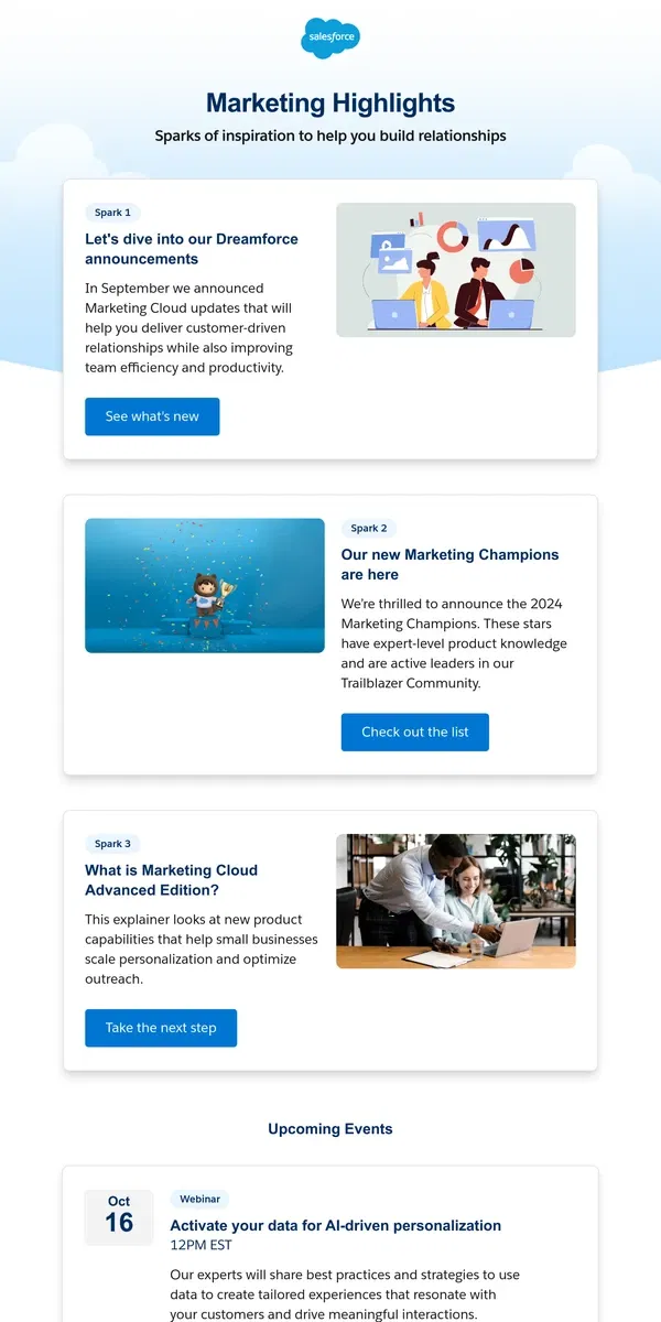 Email from Salesforce. What our new Marketing Cloud innovations mean for you