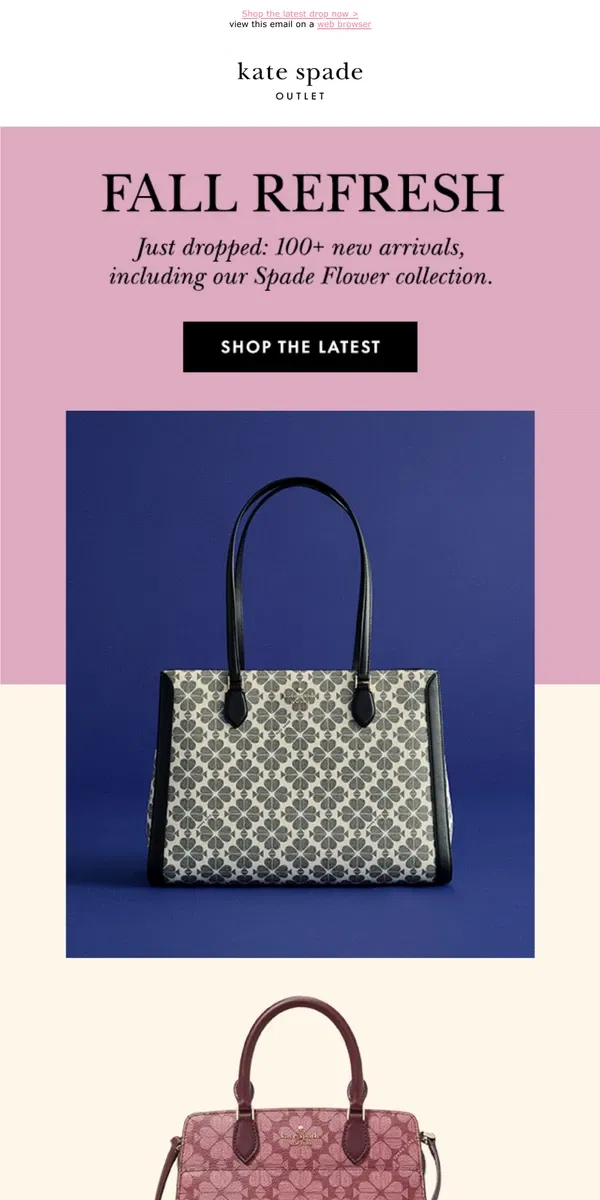 Email from Kate Spade. 100+ new styles just arrived!