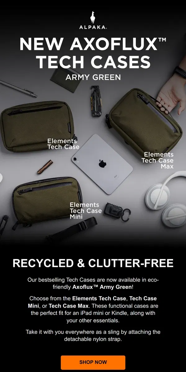 Email from ALPAKA. [NEW] ♻️ Tech Cases