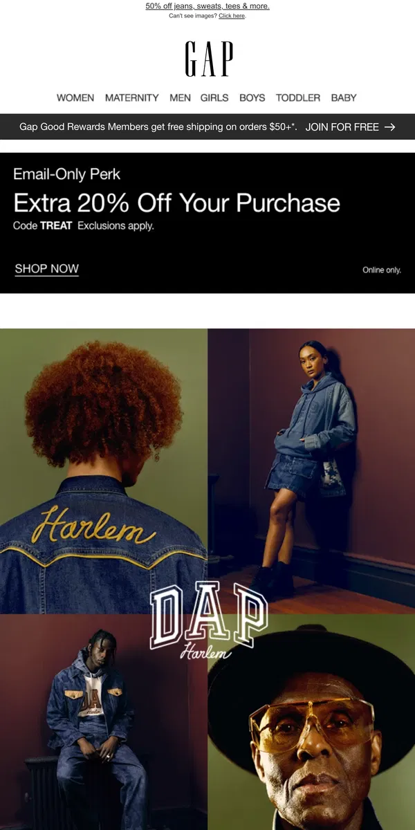 Email from GAP. DAP × GAP. PART 2.