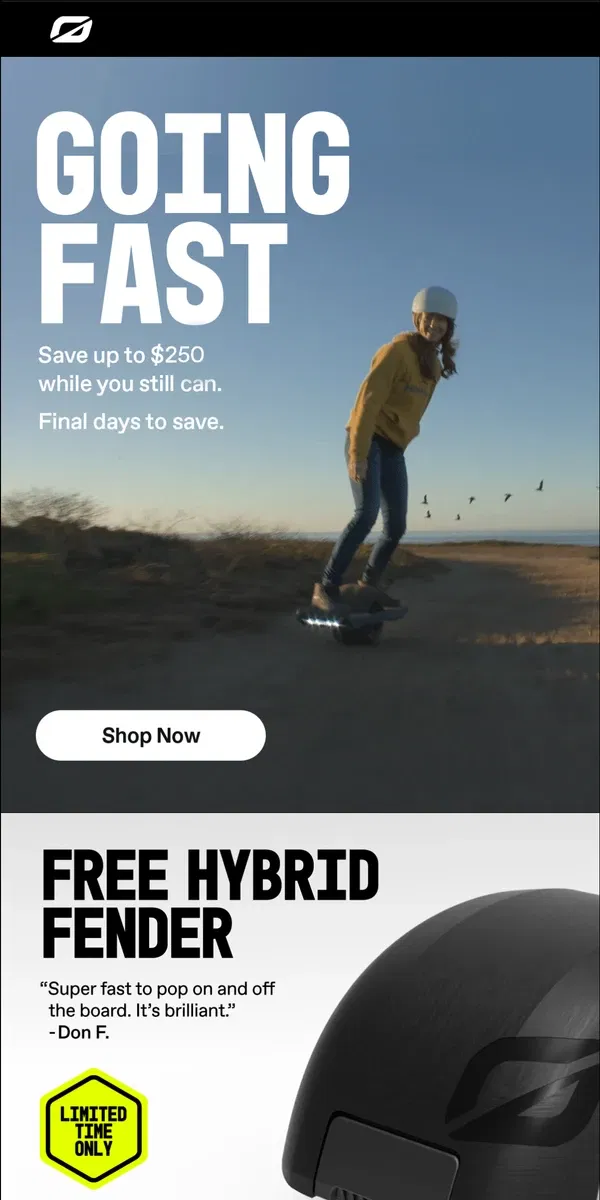 Email from Onewheel. People are freaking out 😝