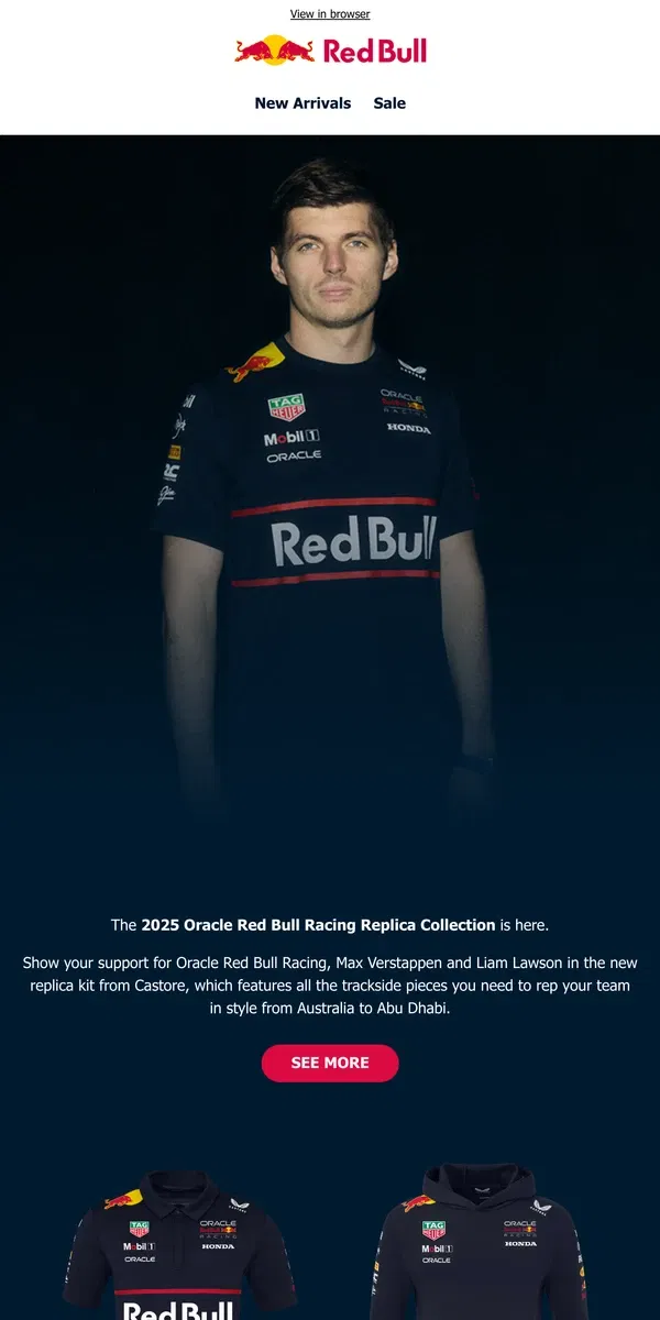 Email from Red Bull. Look what just landed! 👀