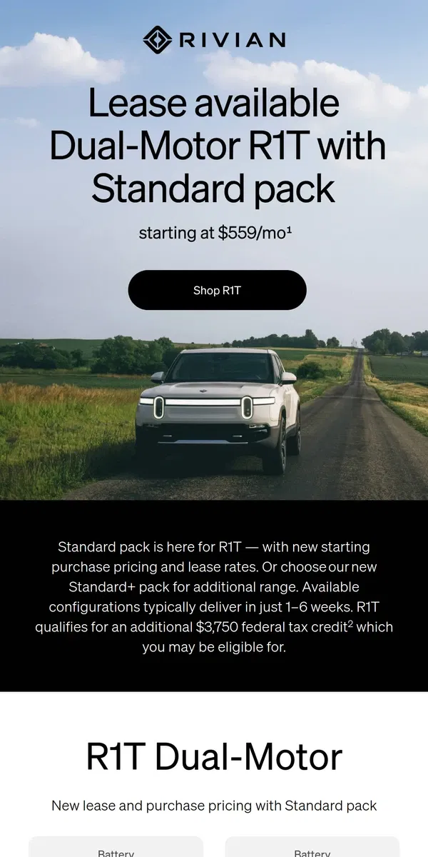 Email from Rivian. Have you heard about Rivian’s new pricing?