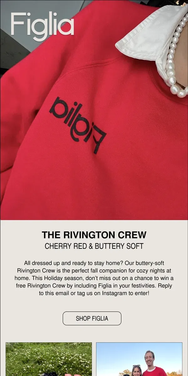 Email from Figlia. The Rivington Crew