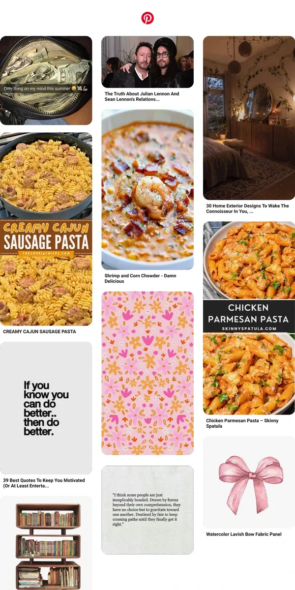 Email from Pinterest. ❤ [Name], these ideas are so you