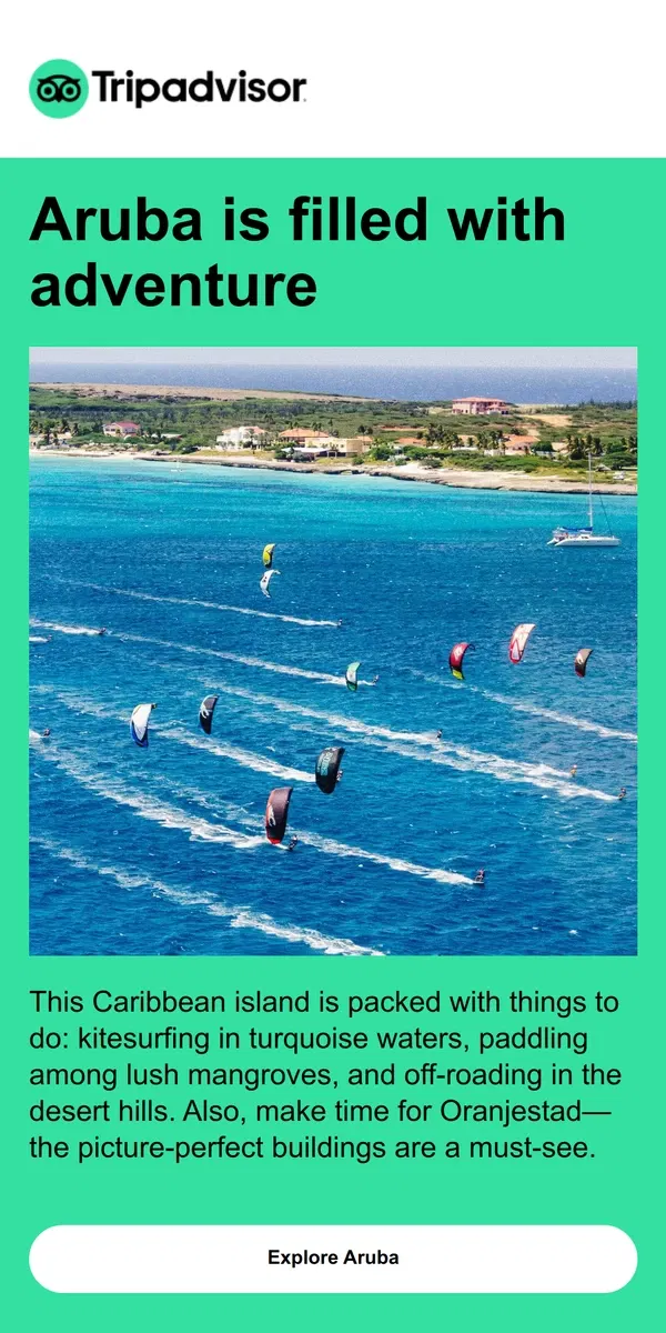 Email from Tripadvisor. This Caribbean island is the perfect getaway