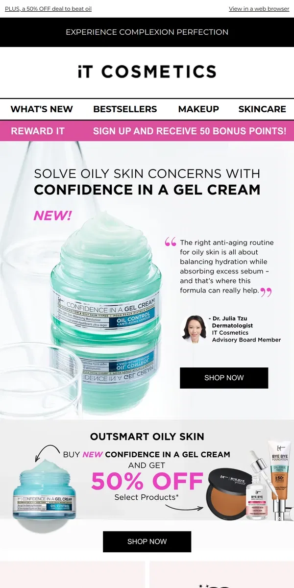 Email from IT Cosmetics. Your New Confidence Must-Have!