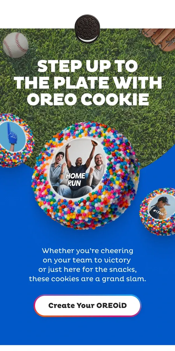 Email from OREO. Hit it Out of the Park ⚾