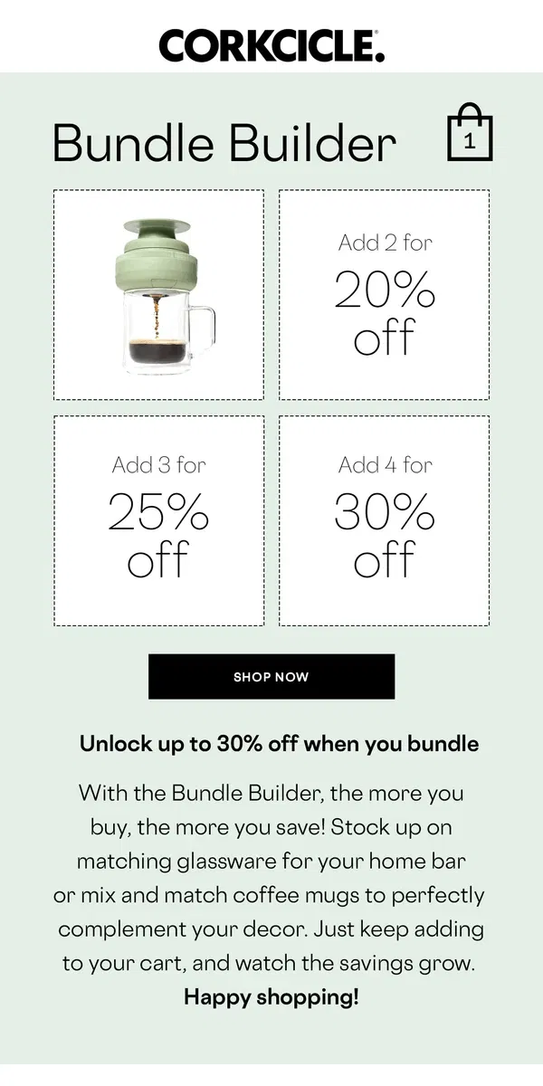 Email from CORKCICLE. Why Choose One? Bundle & Save Up to 30% On Your Favorites