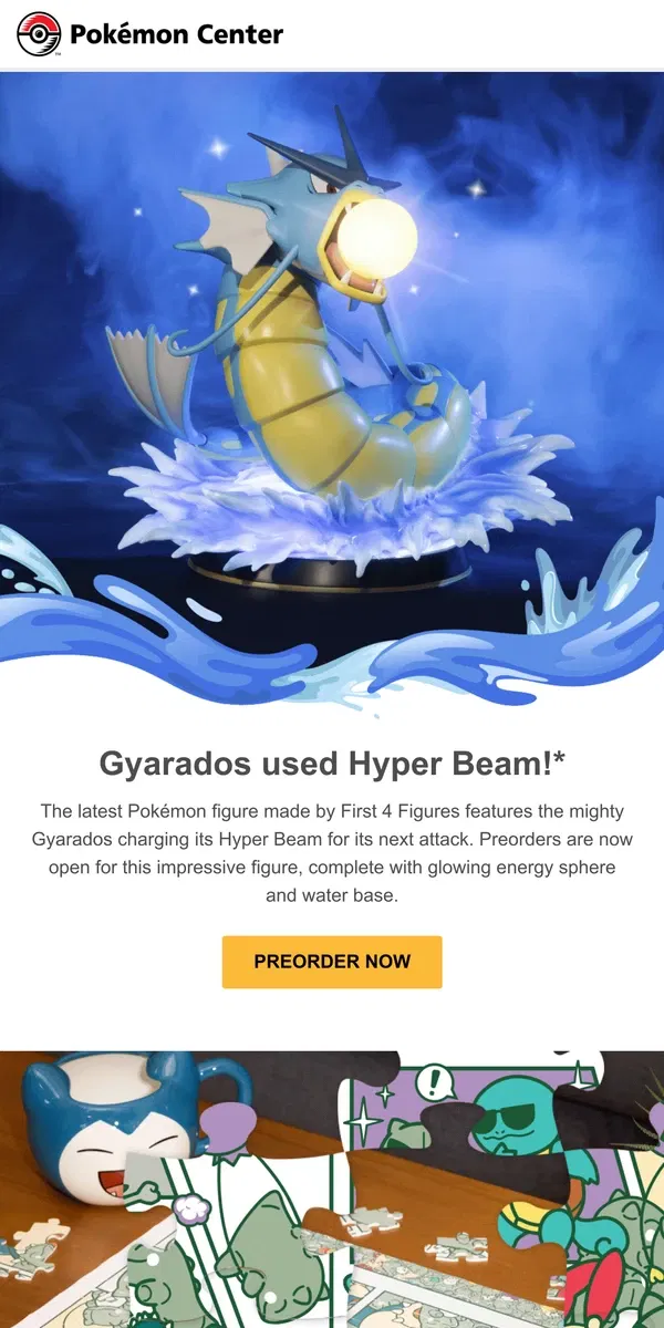 Email from Pokémon. Grab Gyarados Before It’s Gone 🌊