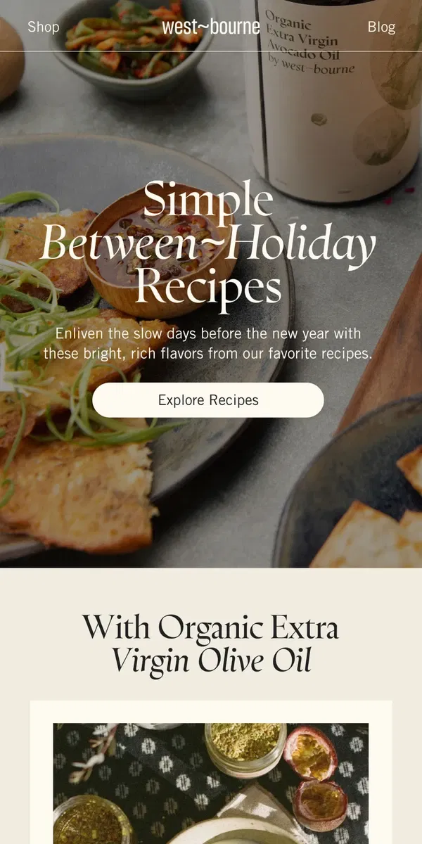 Email from west-bourne. The Best Recipes for Between-Holiday Meals