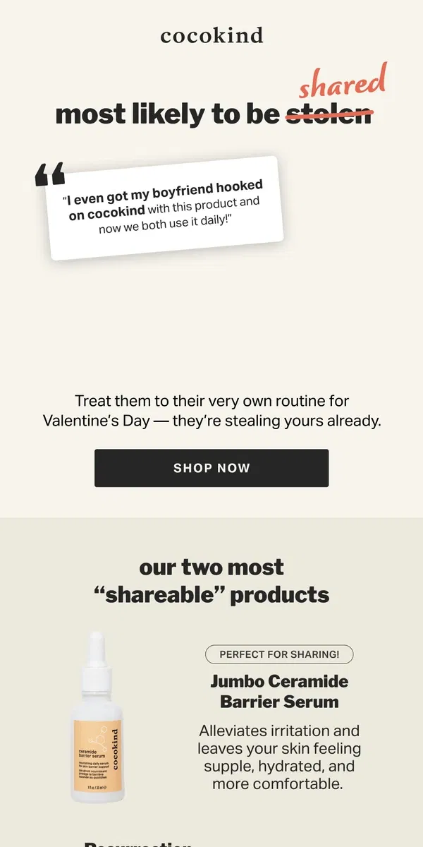 Email from cocokind. Is your partner “borrowing” your products?