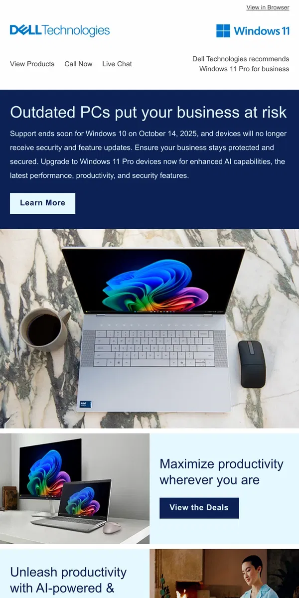 Email from Dell. Refresh to Windows 11 now.