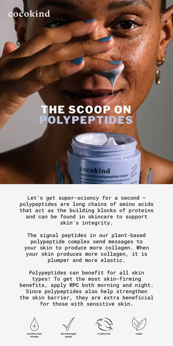 Email from cocokind. 🗣️ Produce more collagen?!