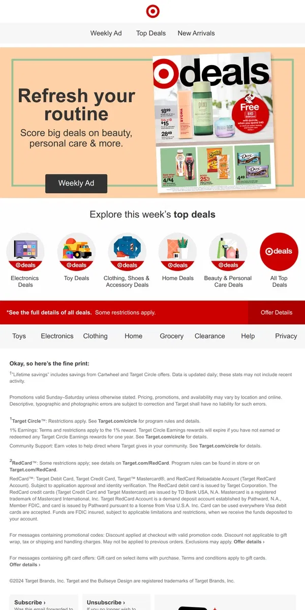 Email from Target. Plan your Target run with great deals from the Weekly Ad.