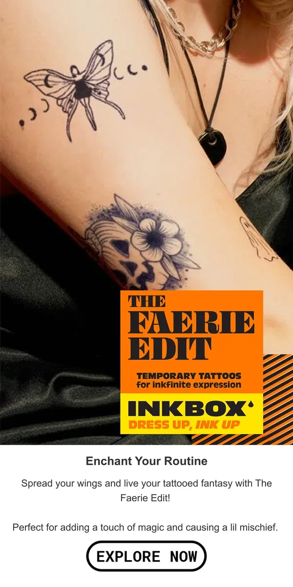 Email from Inkbox. 🧚 The Faerie Edit 🧚