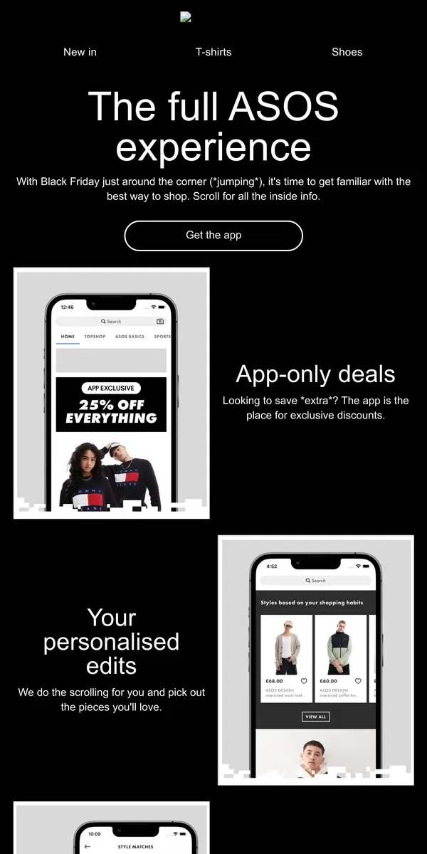 Email from ASOS. Get more with the ASOS app