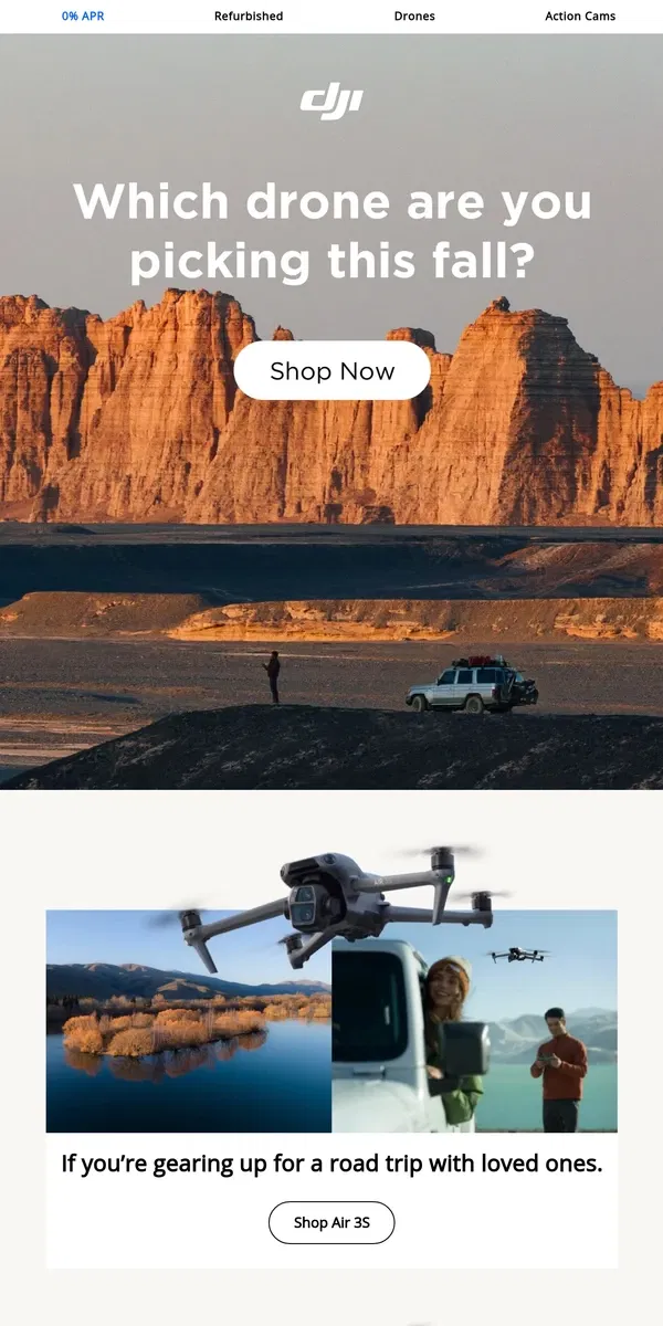 Email from DJI. Which drone are you picking this fall?