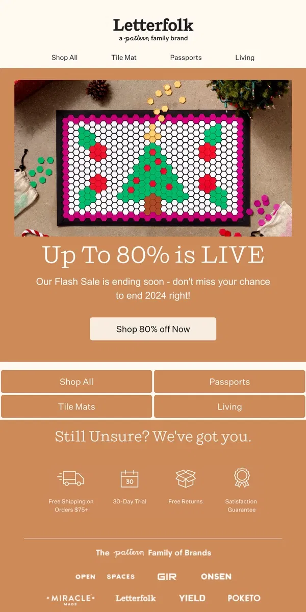 Email from Letterfolk. Re: Up to 80% off - OMG 👀