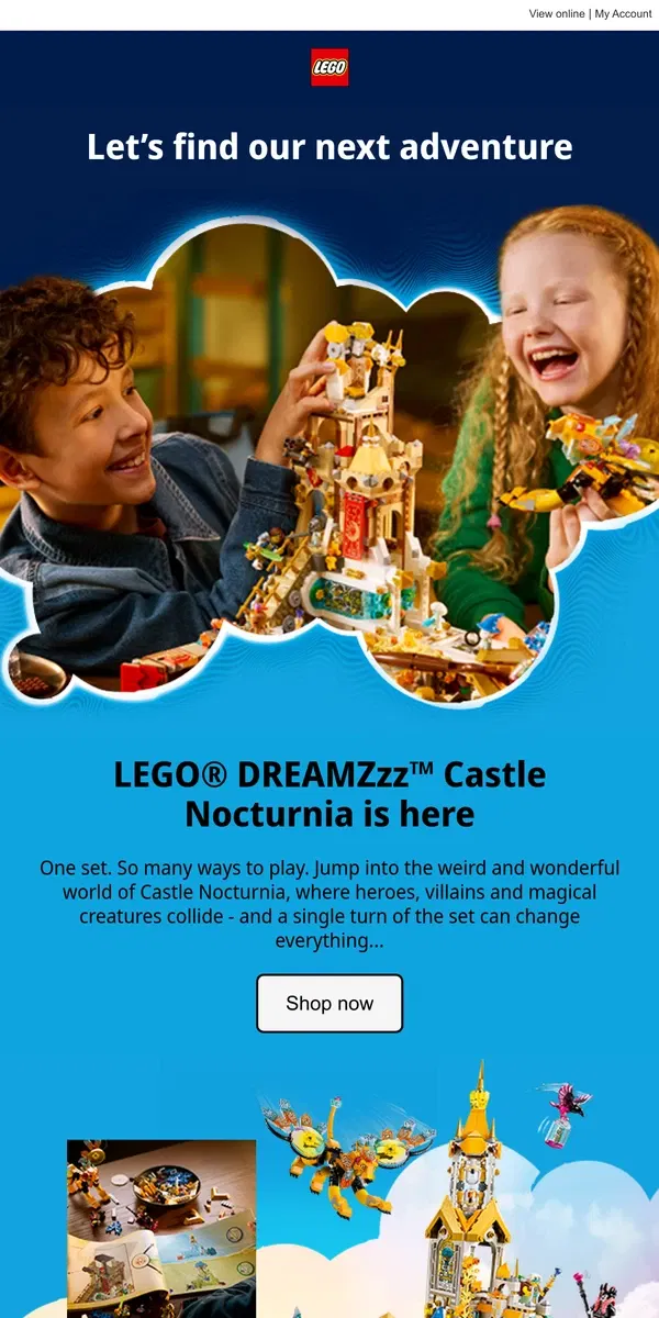 Email from Lego. Pinch yourself