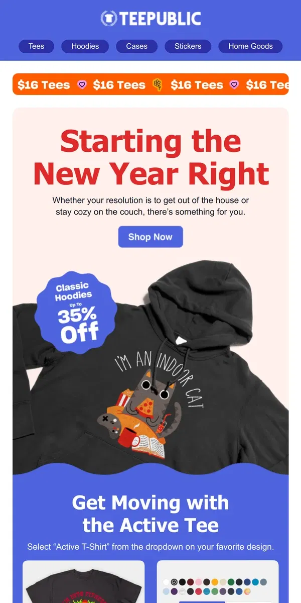 Email from TeePublic. Don’t skip! This is just too good, friend 👀